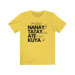 All My Life Spoof - Funny Filipino T-shirt - Unisex T-Shirt Yellow L 