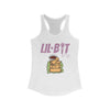 Image of Lil Bit of Lumpia Racerback Tank Tank Top Solid White XS 