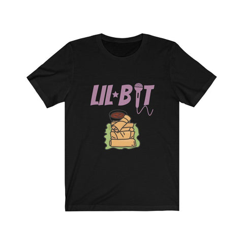 Lil Bit of Lumpia - T-shirt - Unisex T-Shirt Solid Black Blend XS 