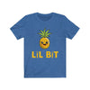 Image of Lil Bit Pineapple T-shirt - Unisex T-Shirt Heather True Royal S 