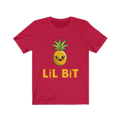 Lil Bit Pineapple T-shirt - Unisex T-Shirt Red L 