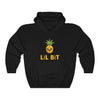 Image of Lil Bit Pineapple - Unisex Heavy Blend™ Hooded Sweatshirt Hoodie Black S 