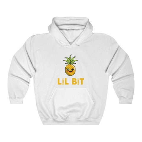 Lil Bit Pineapple - Unisex Heavy Blend™ Hooded Sweatshirt Hoodie White L 