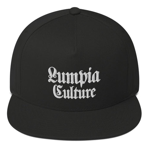 Lumpia Culture™ Alternate - Embroidered Snapback Hat Black 