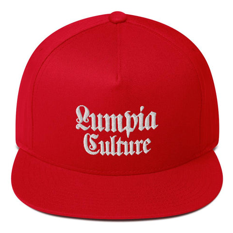Lumpia Culture™ Alternate - Embroidered Snapback Hat Red 