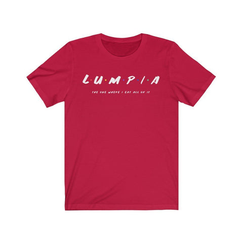Lumpia Friends - T-shirt - Unisex T-Shirt Red M 