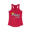 Image of Pinay Boss - Women's Racerback Tank (Slim Fit) Tank Top Solid Red XS 