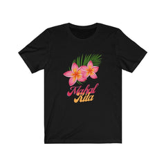 Plumeria "Mahal Kita" (I Love You in Tagalog) - Filipina Women's T-shirt T-Shirt Black L 