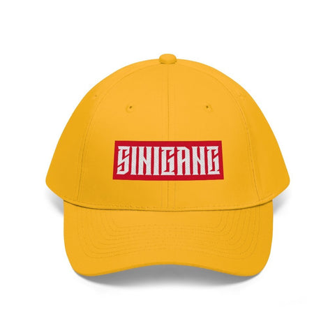 "Sinigang" Filipino Unisex Twill - Embroidered Dad Hat Hats Gold One size 