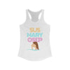 Image of Sus Mary Osep - Women's Racerback Tank Tank Top Solid White 2XL 