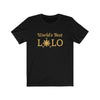 Image of World's Greatest Lolo - Funny Filipino T-shirt - Unisex T-Shirt Black S 
